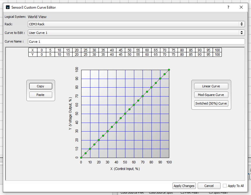 Custom Curves