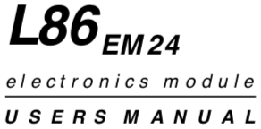 L86 EM24 User Manual