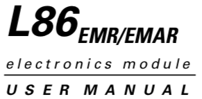 L86 EMR/EMAR User Manual